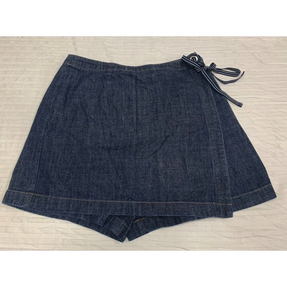 ANN TAYLOR JEANS WOMENS SKIRT SKORT SHORTS SIZE 6P